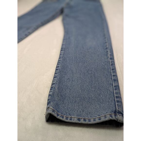 Calvin Klein Size 7 Ankle Jeans 100% Cotton Stone Wash High Rise VTG 90s - Picture 6 of 16